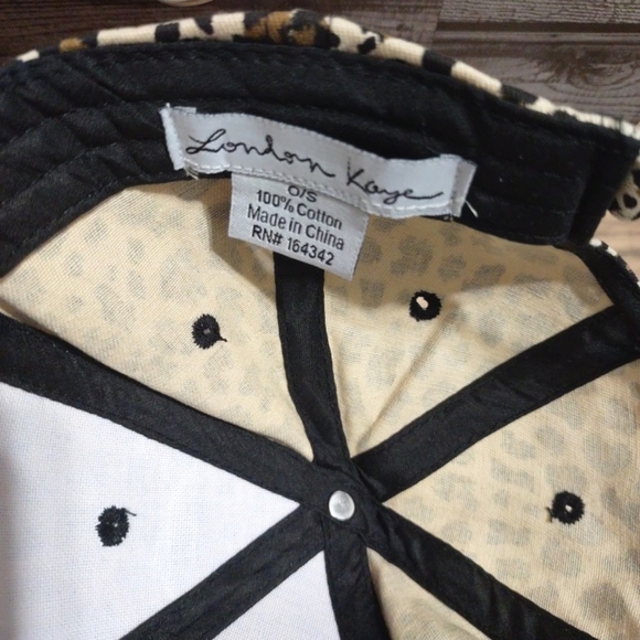 New Leopard Prints Ladies Baseball Cap/ Hat One Size 100% Cotton London Kaye - Picture 8 of 8